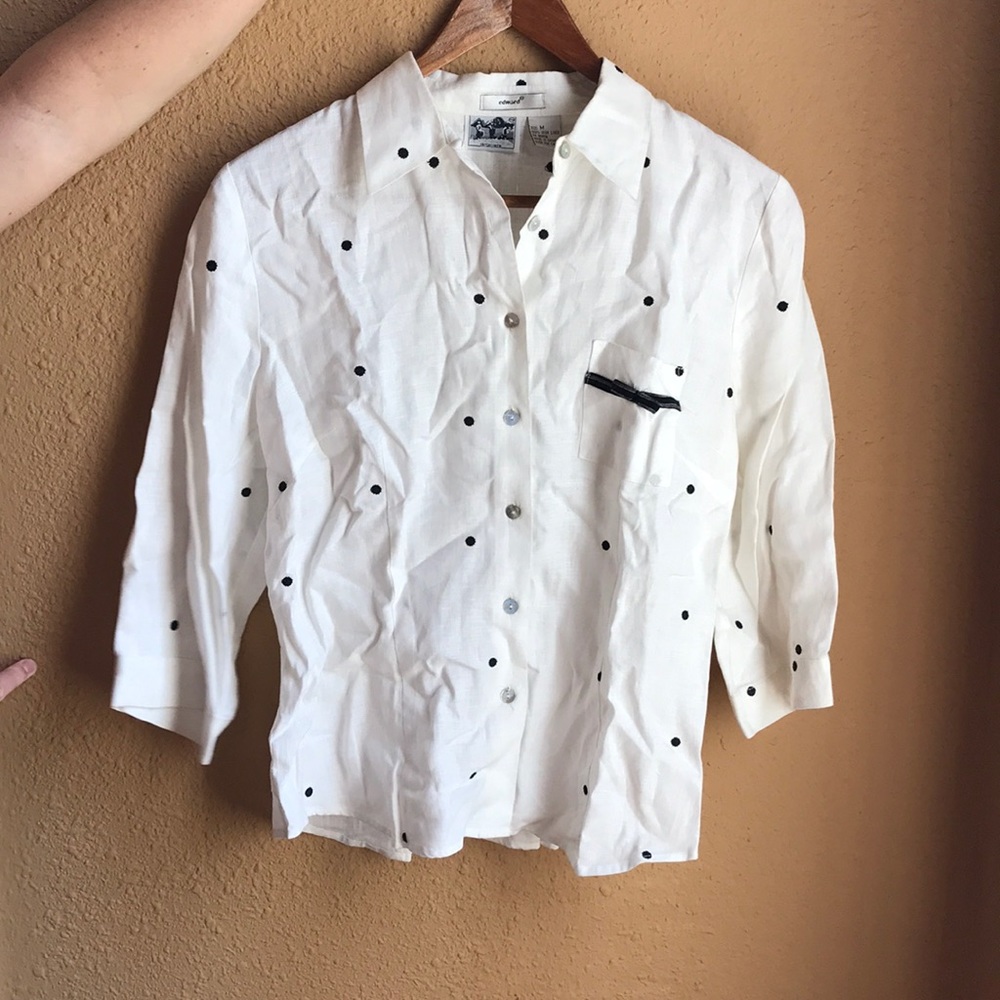 Edward Irish Linen blouse
